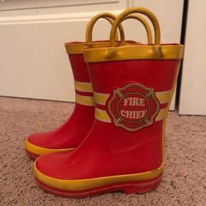 Toddler Boys Stephen Joseph Fire Chief boots